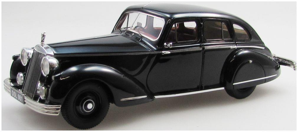 Esval 1:43 Scale Invicta Black Prince Saloon Charlesworth w/Separate Lights/Bumpers Black 1947