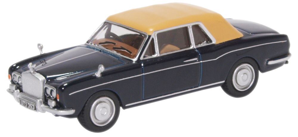 Oxford Diecast 1:76 Scale Rolls Royce Corniche - Indigo Blue