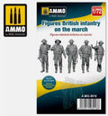 Ammo by Mig 8918 1/72 Scale Figures British Infantry On March 3D
