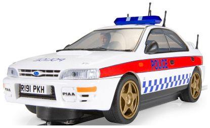 Scalextric 1:32nd Scale Subaru Impreza WRX - Police Edition in Clear Box