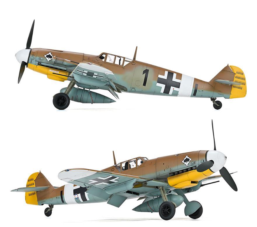ZOUKEI MURA SWS25 1/32 Scale Messerschmitt BF109 G-4 Desert and Eastern Front Markings