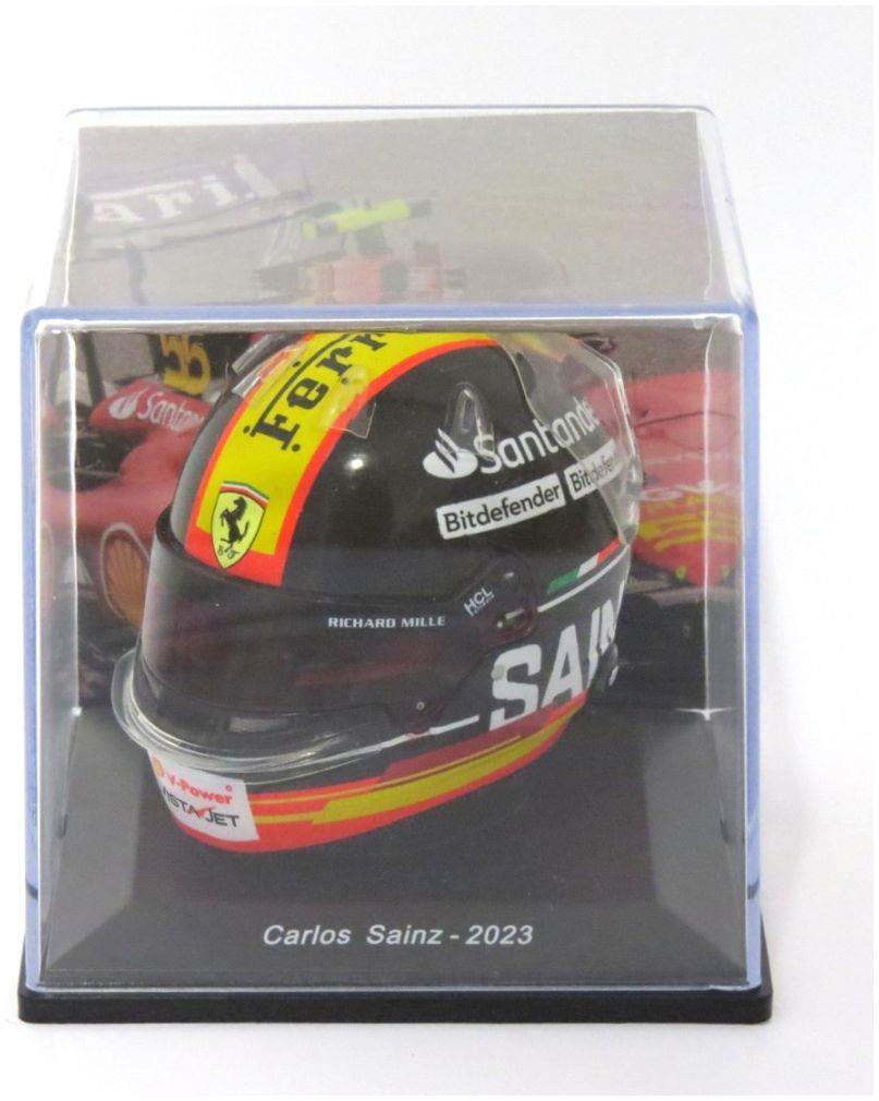 Atlas Editions 1:5th Scale Carlos Sainz - 2023 - Gran Premio d'Italia Ferrari F1 Helmet Collection