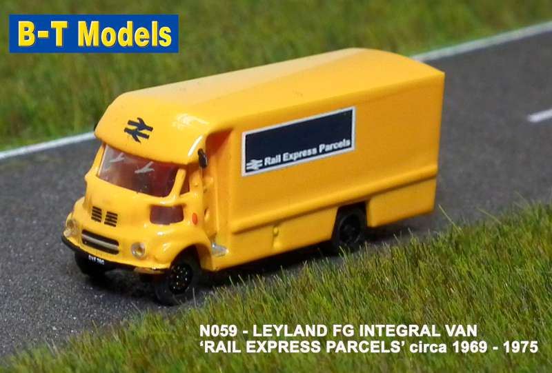 B-T Models 1:148 Scale Leyland FG Integral Van - Rail Express Par