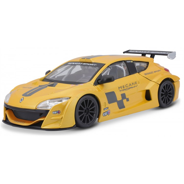 Burago 1:24 Scale Renault Megane Trophy - Yellow