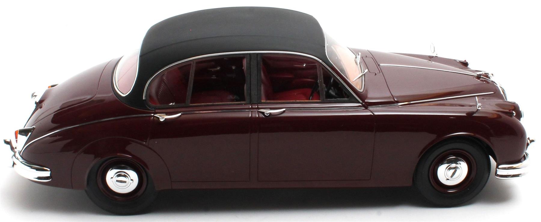 12 Art 1:12 Scale Jaguar MkII / MK2 Maroon With Black Roof Famous Detective - UK Exclusive - 120pcs