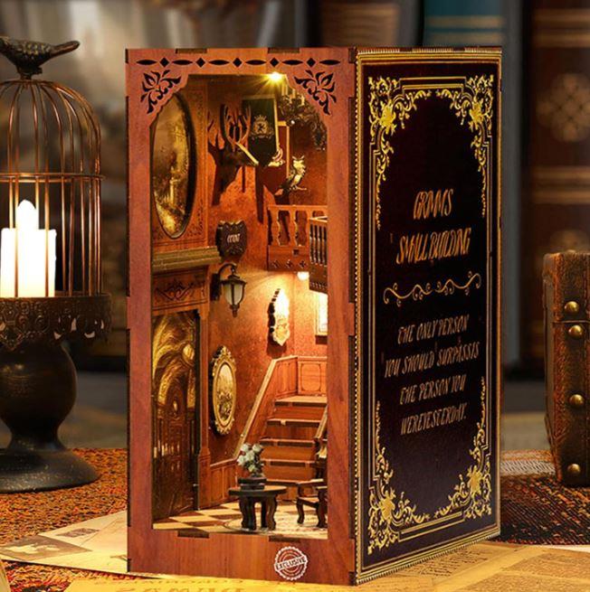 DIY DOLL HOUSE BOOK NOOK BV02-003 Grimm`s Small Building