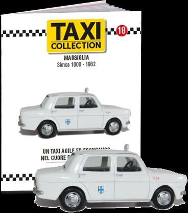 Atlas Editions 1:43 Scale Simca 1000 - Marseille 1962 Taxi of the world - Centauria