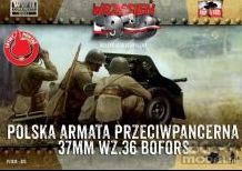 First to fight kits 1:72 Scale 37mm wz.36 Bofors Polish Anti-Tank Gun