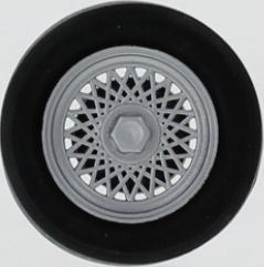 IXO 1:18 Scale BBS Silver Set of 4 Wheels