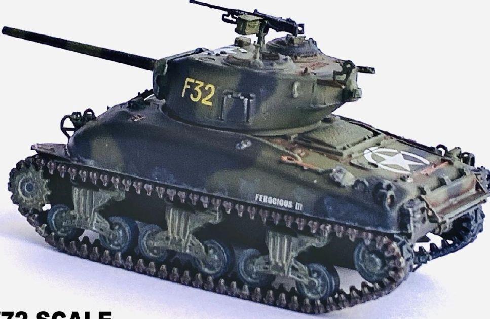 Dragon 1:72 Scale M4A1 (76)W VVSS Sherman Belgium 1944
