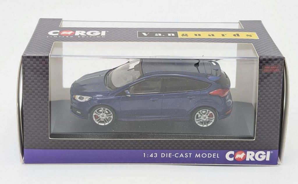 Corgi Vanguards VA15307 1:43 Scale Ford Focus Mk3 ST3 Deep Impact Blue