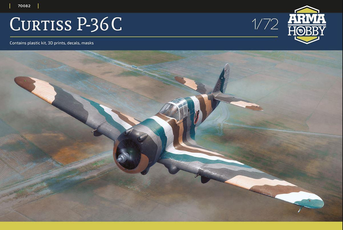 Arma Hobby 70083 1/72 Scale USAAC Curtiss P-36C