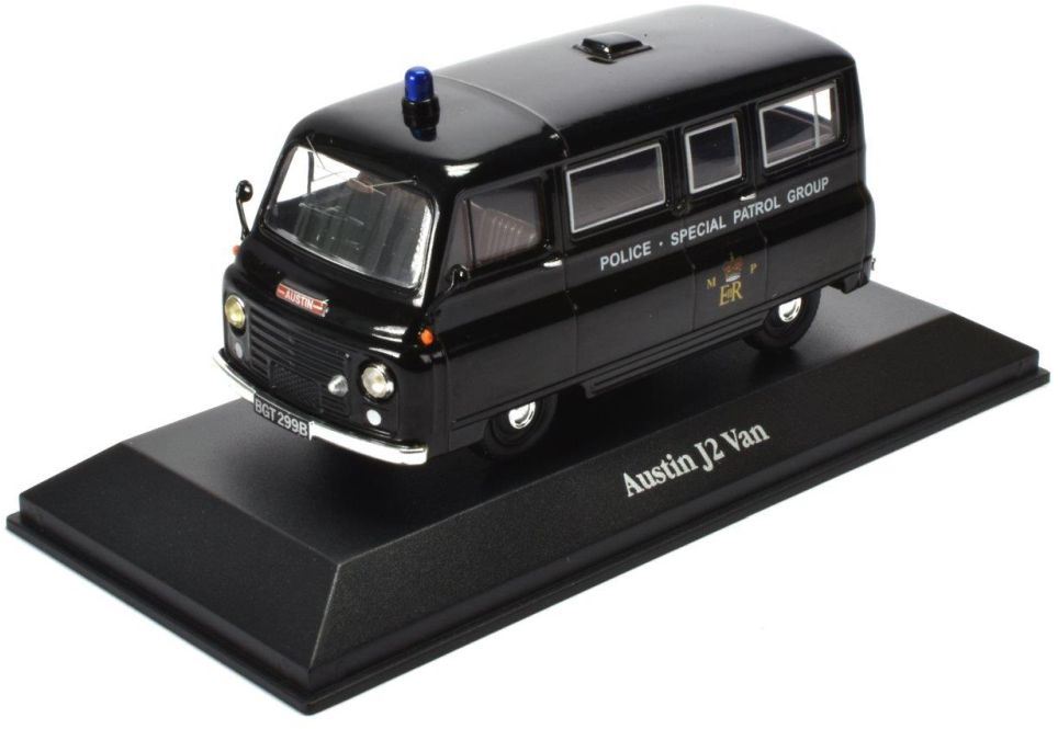 Atlas Editions 1:43 Scale Austin J2 Van - British Police Metropolitan Police
