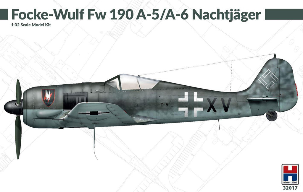 HOBBY 2000 32017 1/32 Scale Focke-Wulf Fw 190 A-5/A-6 Nachtjager Due Soon STRATEGIC BOMBING