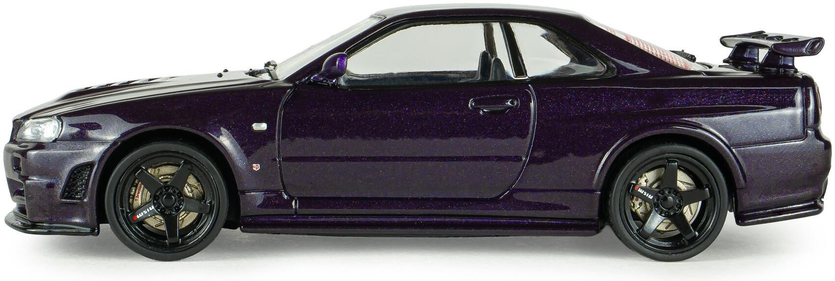 Solido  1:43rd Scale Nissan Skyline GT-R (R34) ZTune Midnight Purple 1999
