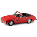 Esval 1:43 Scale OSCA 1600 GT Convertible by Fissore Red Top Down 1963