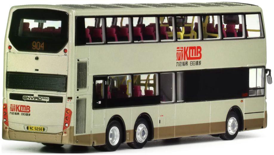 80m Bus Models 1:76th Scale KMB Volvo B9TL Enviro500 Euro III 12M