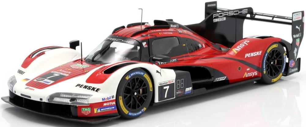 IXO  1:18th Scale Porsche 963 #7 Winner 12h Sebring 2025 Penske Motorsport Nasr/Tandy/Vanthoor