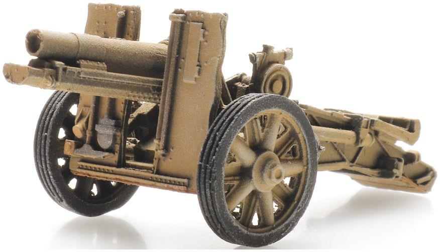 Artitec 1:87 Scale 15 cm sIG 33 Afrika (WM) Ready-Made, Painted