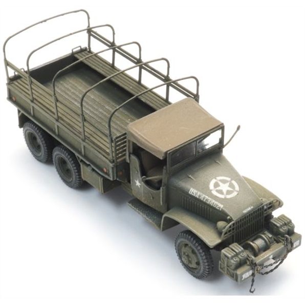 Artitec 1:87 Scale GMC CCKW-353 Cargo Open Bed (US) Ready-Made, Painted