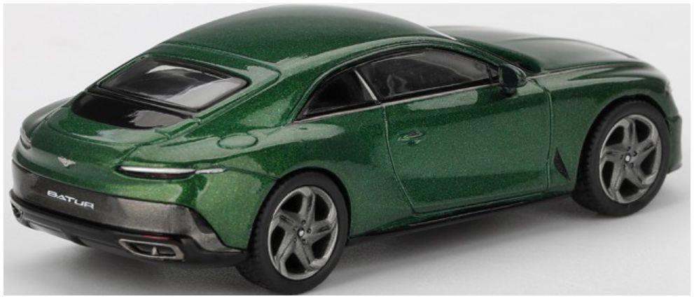 MIniGT  1:64th Scale Bentley Batur Scarab Green (LHD) Blister Packaging
