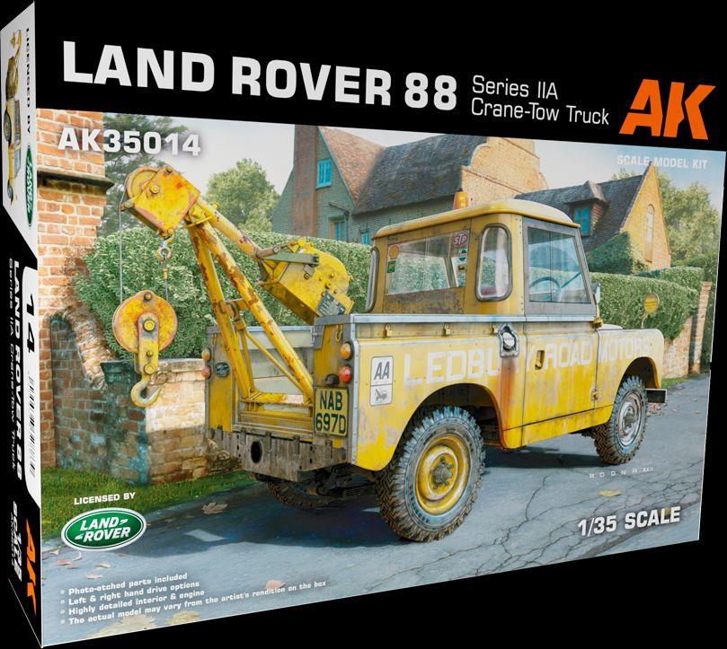 AK Interactive  1:35 Scale Land Rover 88 Series IIA Crane/Tow Truck
