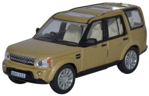 Oxford Diecast 1:76 Scale Land Rover Discovery 4 - Pearl Gold