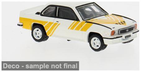 Brekina  1:87th Scale Opel Ascona B i400 weiss/gelb 1980