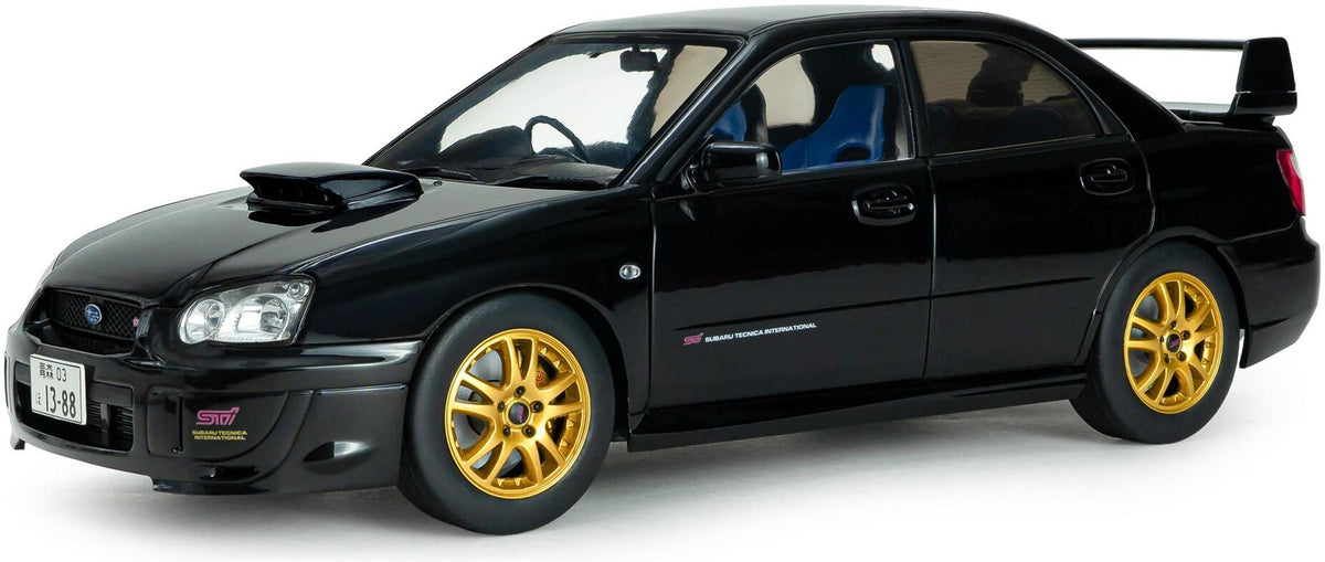 Solido  1:18th Scale Subaru Impreza WRX STI Java Black Pearl 2004