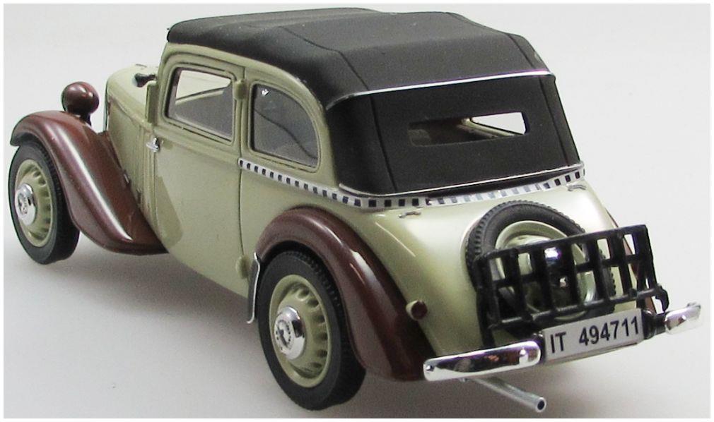 Esval 1:43rd Scale Adler Trumpf Junior Cabrio-Limo Beige Brown 2-Door Top Up 1937-41