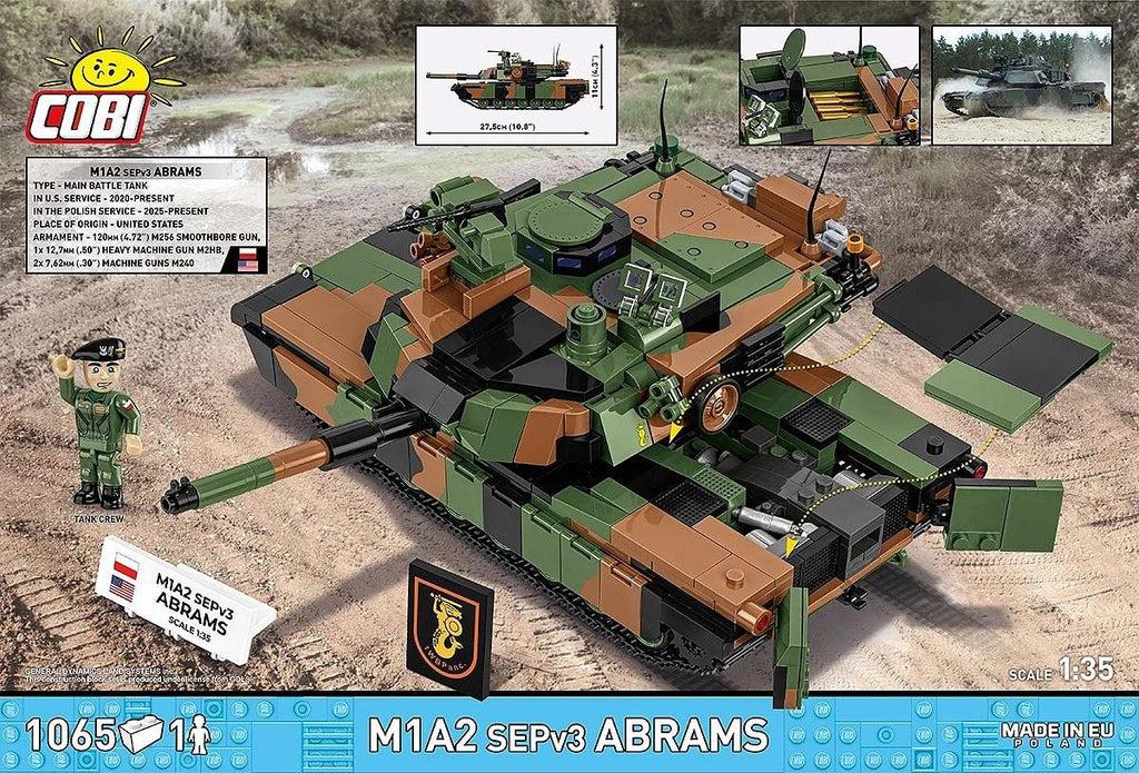 Cobi  N/A Scale M1A2 Abrams (1069 Pcs)