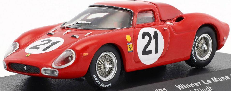 IXO 1:43 Scale Ferrari 250 LM #21 Sieger 24h Le Mans 1965 Rindt/Gregory/Hugus