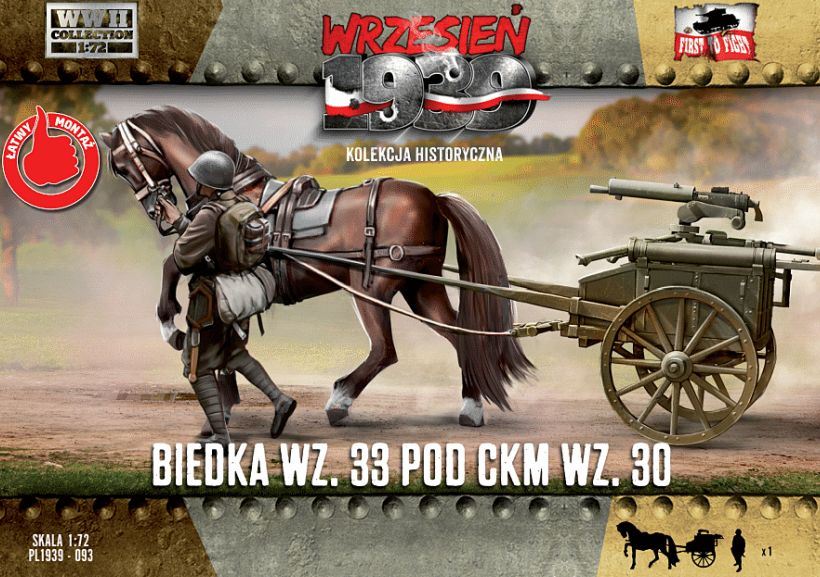 First to fight kits 1:72 Scale Biedka wz.33 under the CKM wz.30