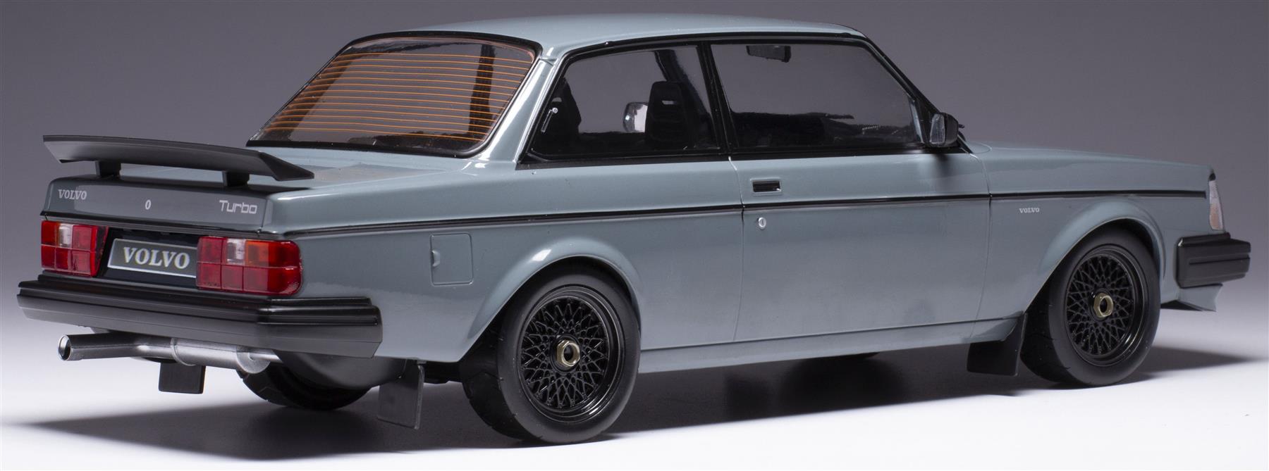 IXO 1:18 Scale Volvo 240 Turbo Custom Grey 1986