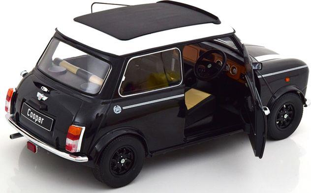 Kk Scale 1:12 Scale Mini Cooper Sunroof RHD Black Metallic White