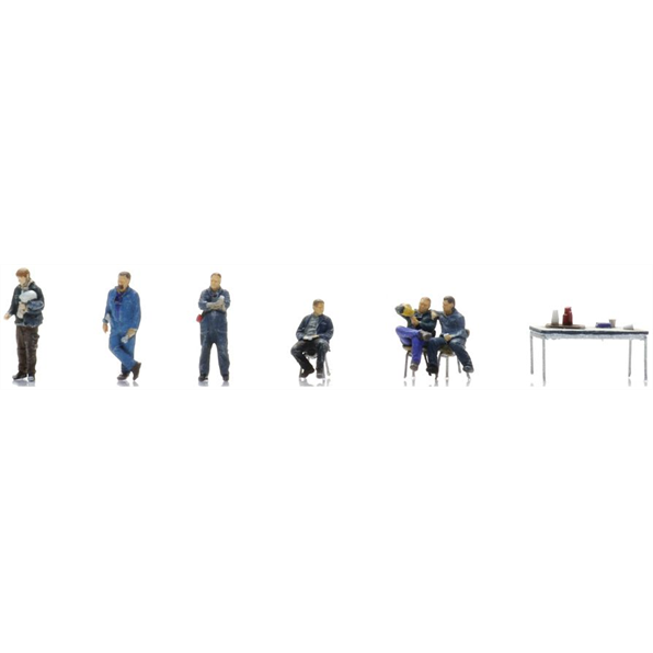 Artitec 1:160 Scale Steelworkers (6x) Ready-Made Figures