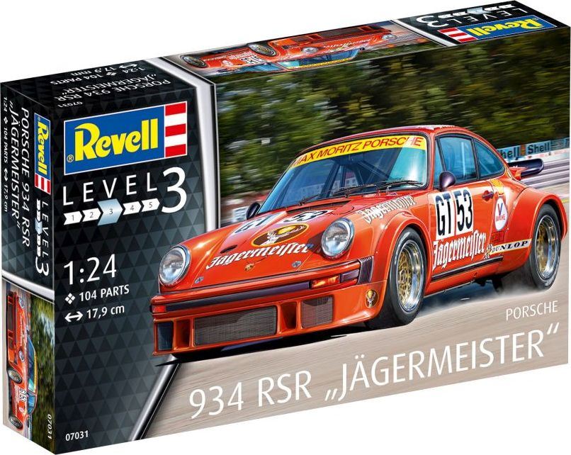 Revell 1:24 Scale Porsche 934 RSR 'Jagermeister'
