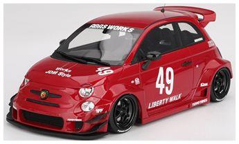 Truescale 1:18th Scale Abarth LB-Works X Abas Works 595 Red