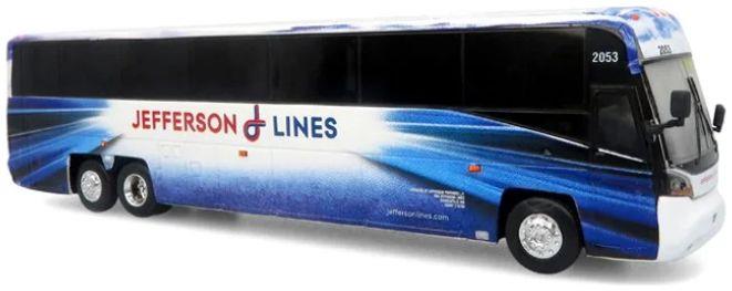 Iconic Replicas 1:87th Scale MCI D4520 Coach Bus: Jefferson Lines