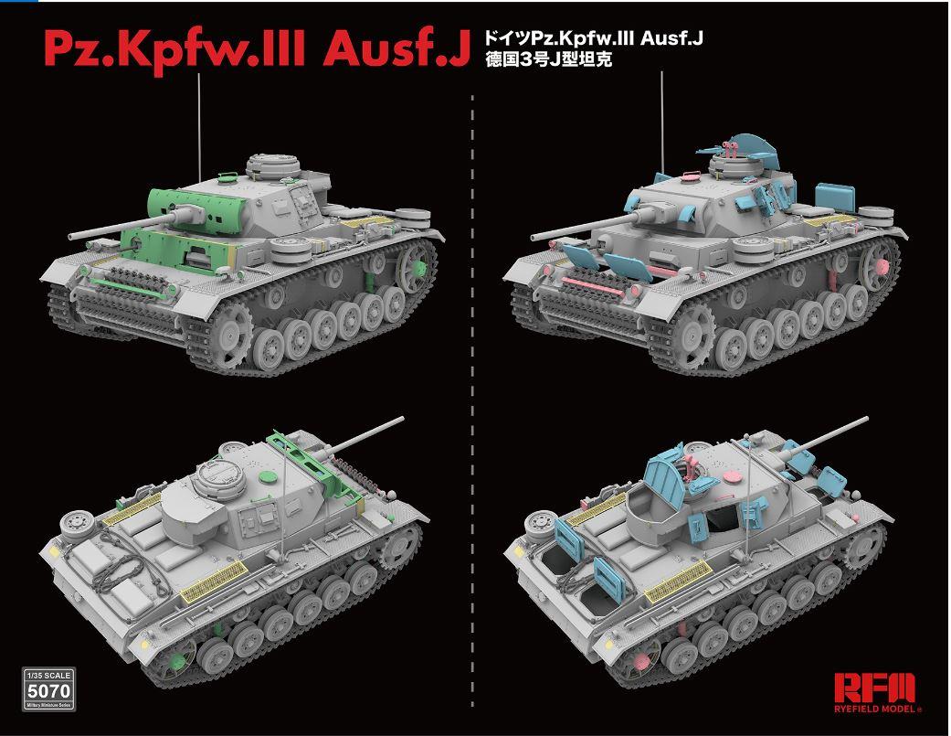 Rye Field UK  5070  1/35 Scale Pz. Kpfw. III Ausf. J Workable Track Links Kit
