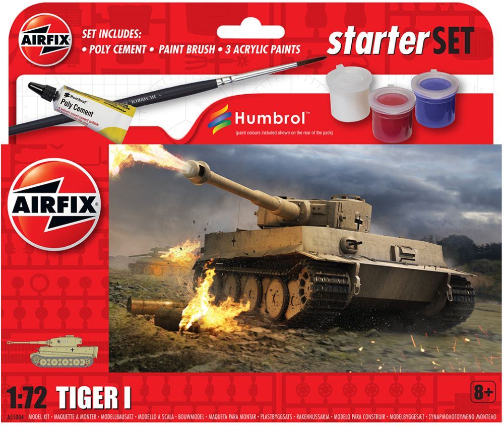 Airfix 1:72 Scale Tiger 1 Starter Set