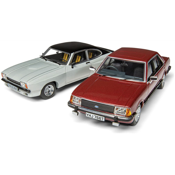 Corgi 1:43 Scale Ford Capri Mk2 X-Pack Ford Granada Mk2 2.8i Ghia Screen Stars
