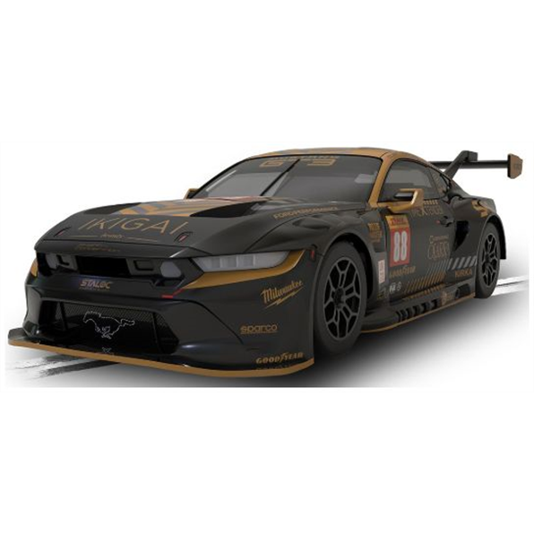 Scalextric 1:32 Scale Ford Mustang GT3 - Proton Competition Qatar 2024 in Clear Box