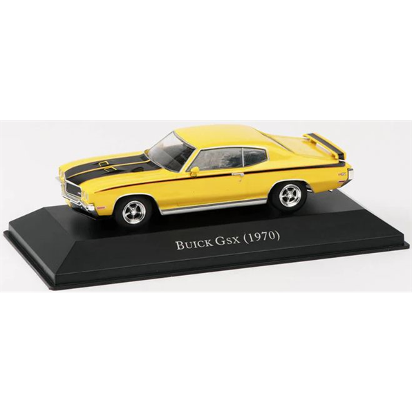 Atlas 1:43rd Scale Buick GSX - Yellow (1971) American Car Collection