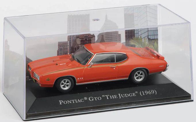 Atlas Editions 1:43 Scale Pontiac GTO 'The Judge' (1969) - Red - American Car Collection