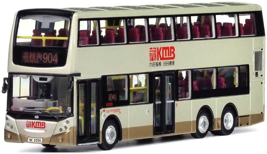 80m Bus Models 1:76th Scale KMB Volvo B9TL Enviro500 Euro III 12M
