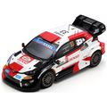 Spark 1:43 Scale Toyota GR Yaris Rally1 Hybrid #33 Winner Rally Japan 2023 E. Evans/S. Martin