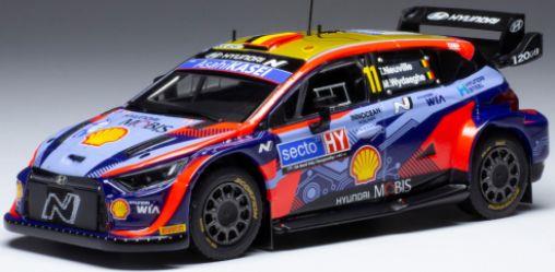 IXO 1:43 Scale Hyundai i20 N Rally1 #11 WRC Rallye Finland 2022 T.Neuville/M.Wydaeghe