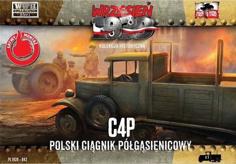 First to fight kits 1:72 Scale C4P Polish Artillery Tractor