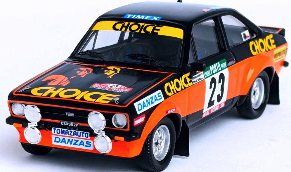 Trofeu  1:43rd Scale Ford Escort Mk2 Rally of Portugal 1979 Antonio Borges/Pina de Morais